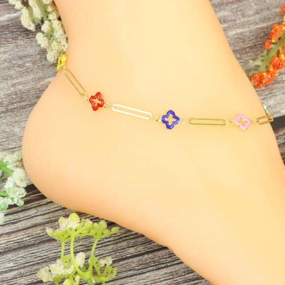 "Elegant Handmade Anklet – Delicate Jewelry for Women, MAR091466 - Picture 4 of 10